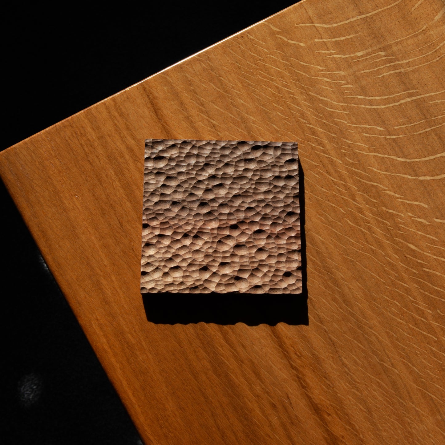 Ocean Floor Coasters - Walnut