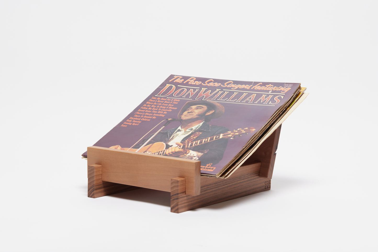 Vinyl Record Storage Stand - Walnut
