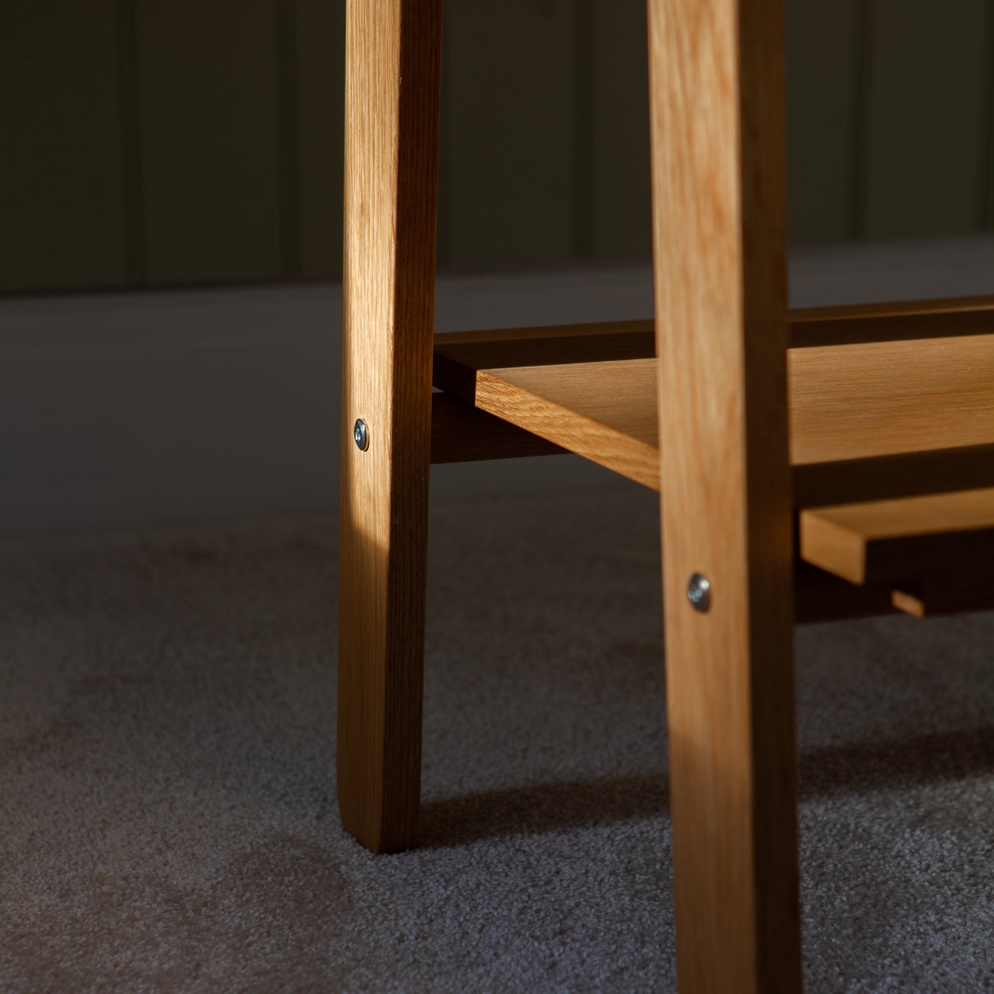 Simple Clothes Rail - Oak