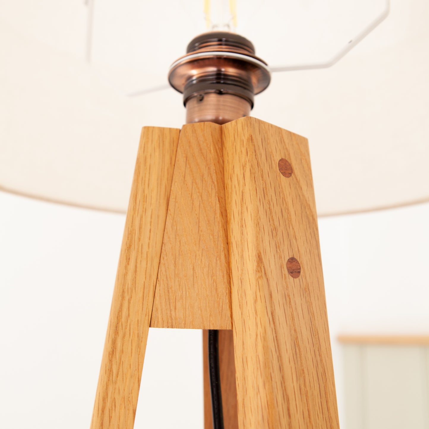 Tripod Floor Lamp - Oak