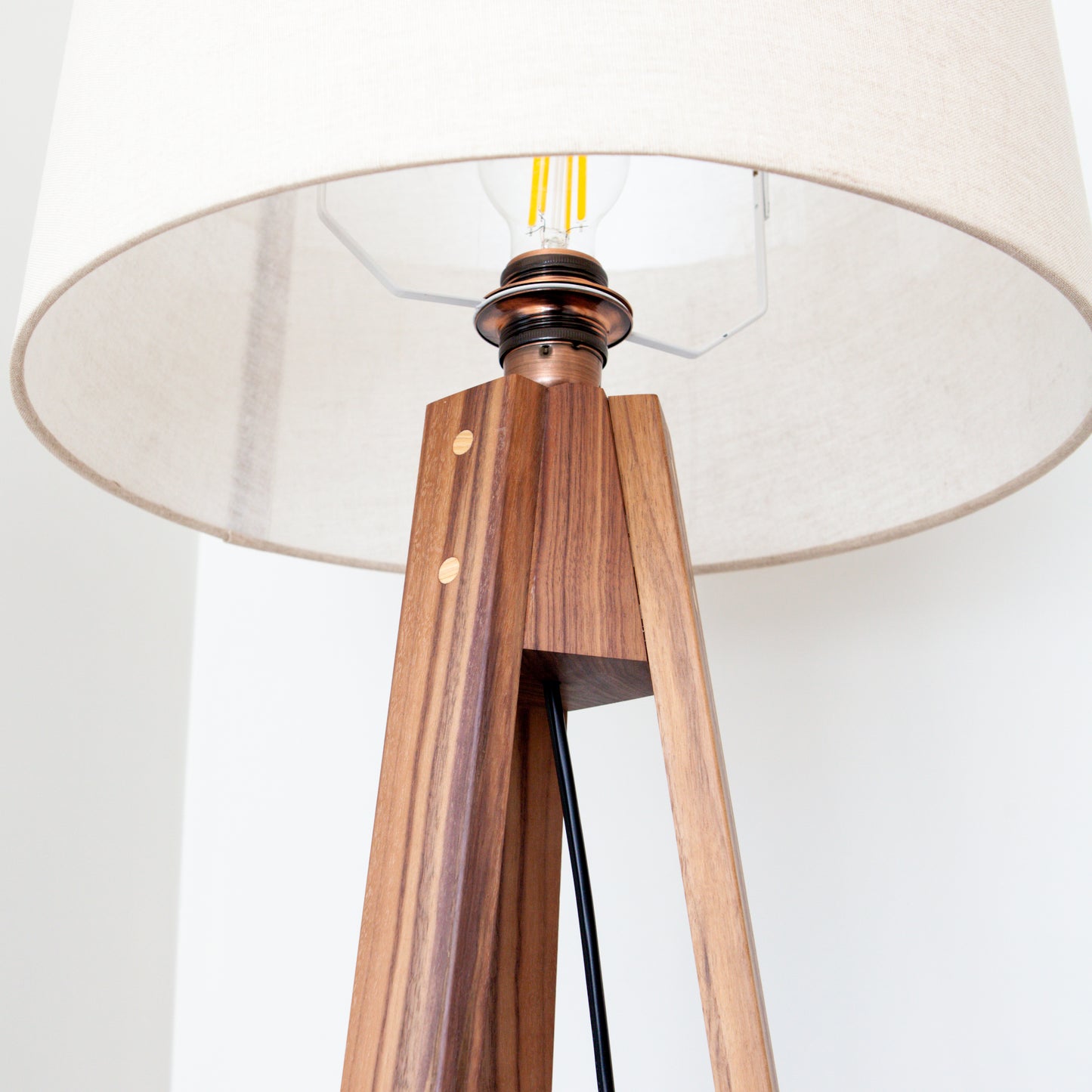 Tripod Floor Lamp - Walnut